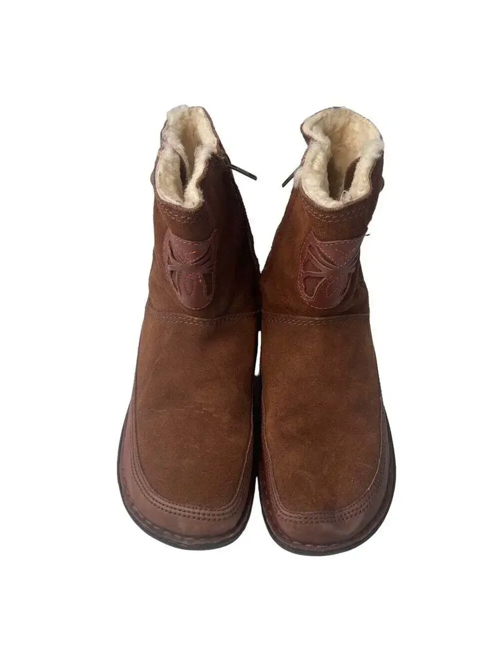 Alegria ASP-6126 Aspen Size 11 Brown Suede Sherpa Lined Wedge Sole Winter Boots